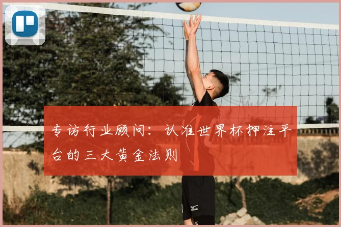 专访行业顾问:认准世界杯押注平台的三大黄金法则